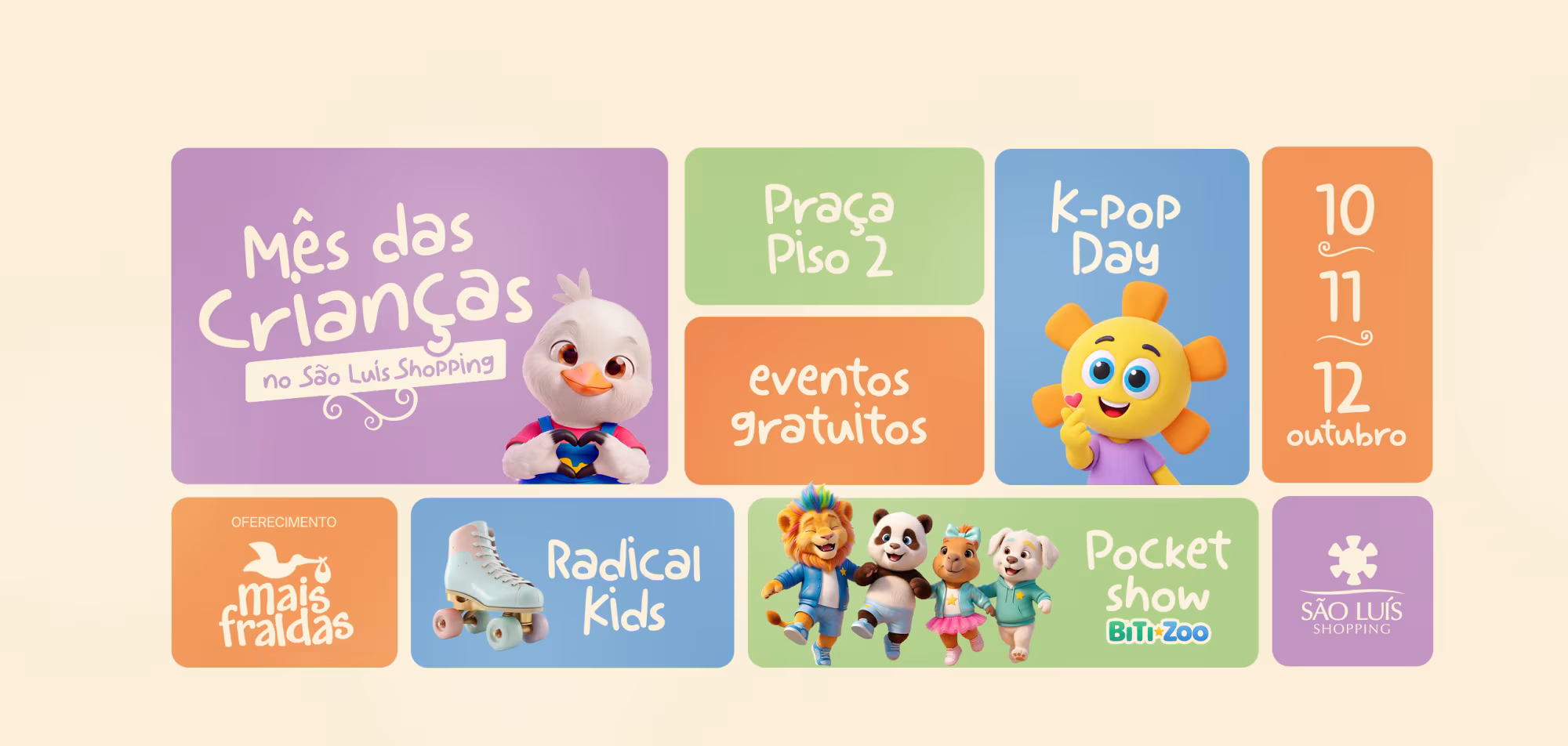 Banner no São Luis Shopping