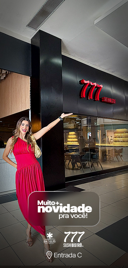 Inaugurou aqui: 777 Sushi Bistrô no São Luis Shopping