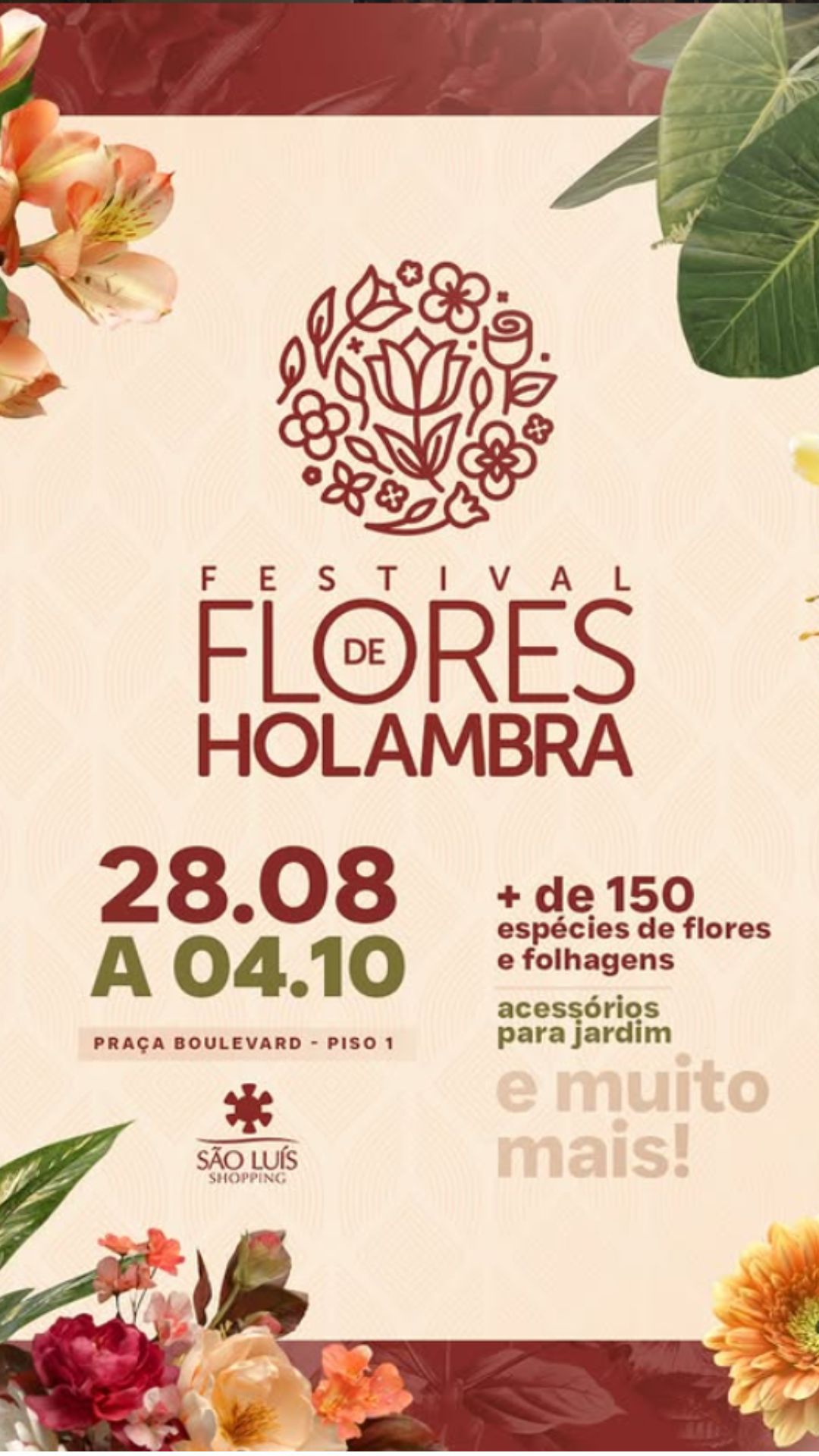 Festival Flores de Holambra no São Luis Shopping